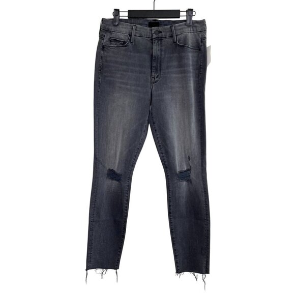 ✨ Mother “The Looker Ankle Fray” Jeans – Burning Out Lanterns (Size 30) NWT ✨ - Picture 4 of 13